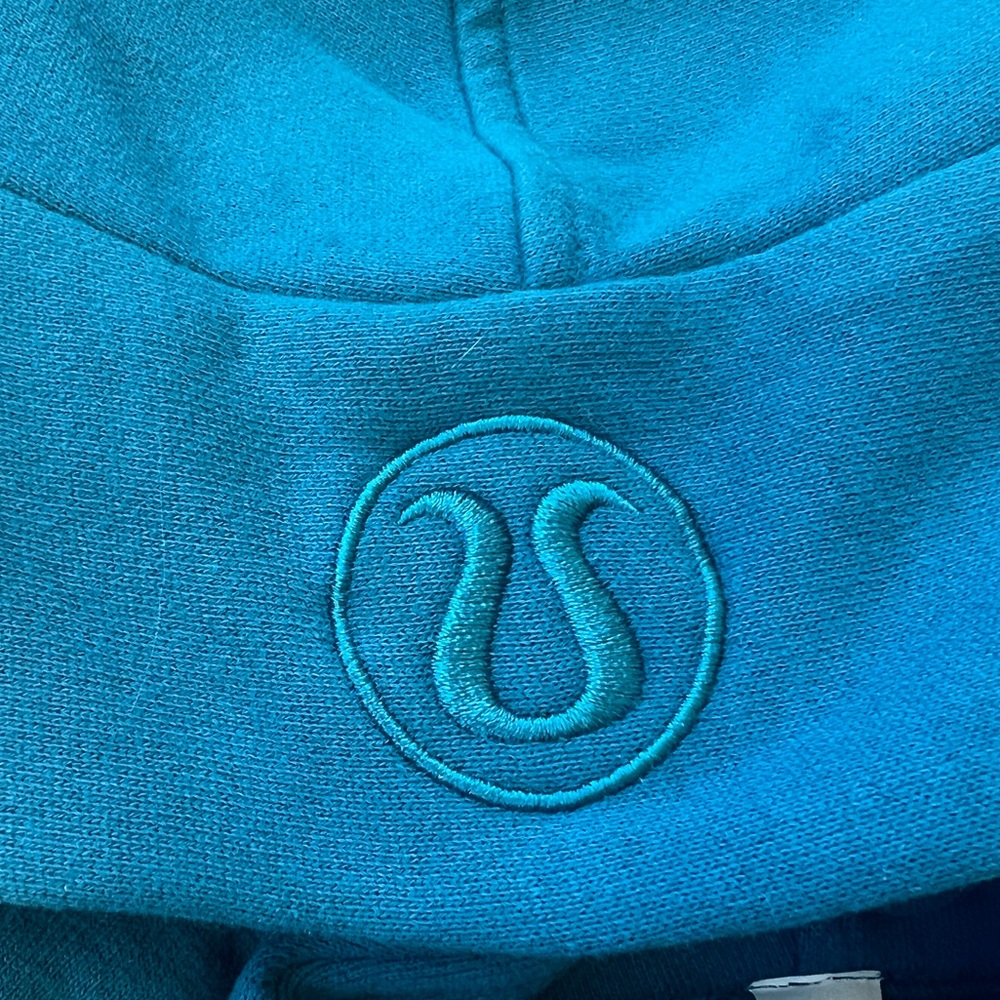 NWT Scuba Oversized 1/2 Zip Hoodie Color Capri - Picture 9 of 11